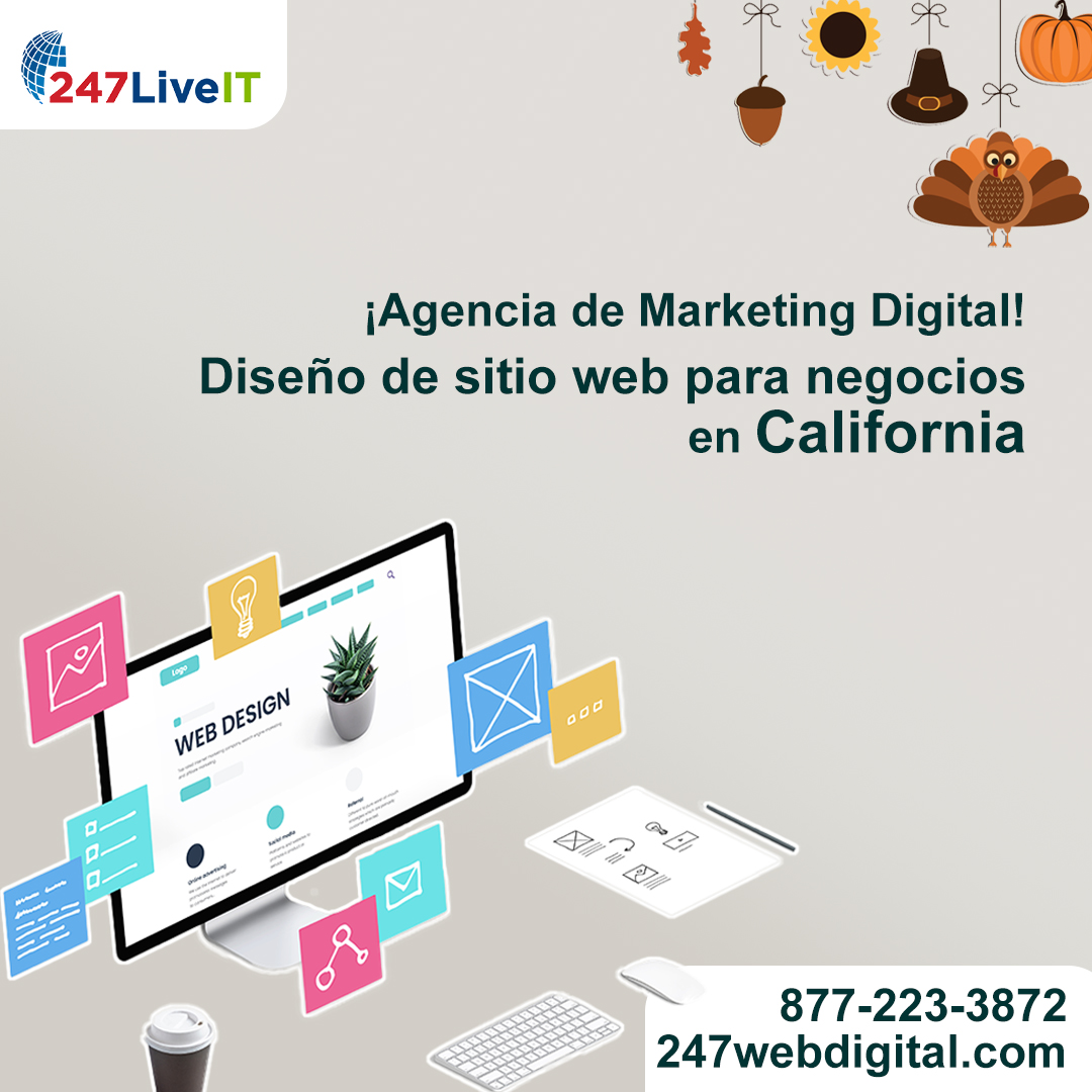 Diseño de sitio web para negocios en California; estrategias de marketing